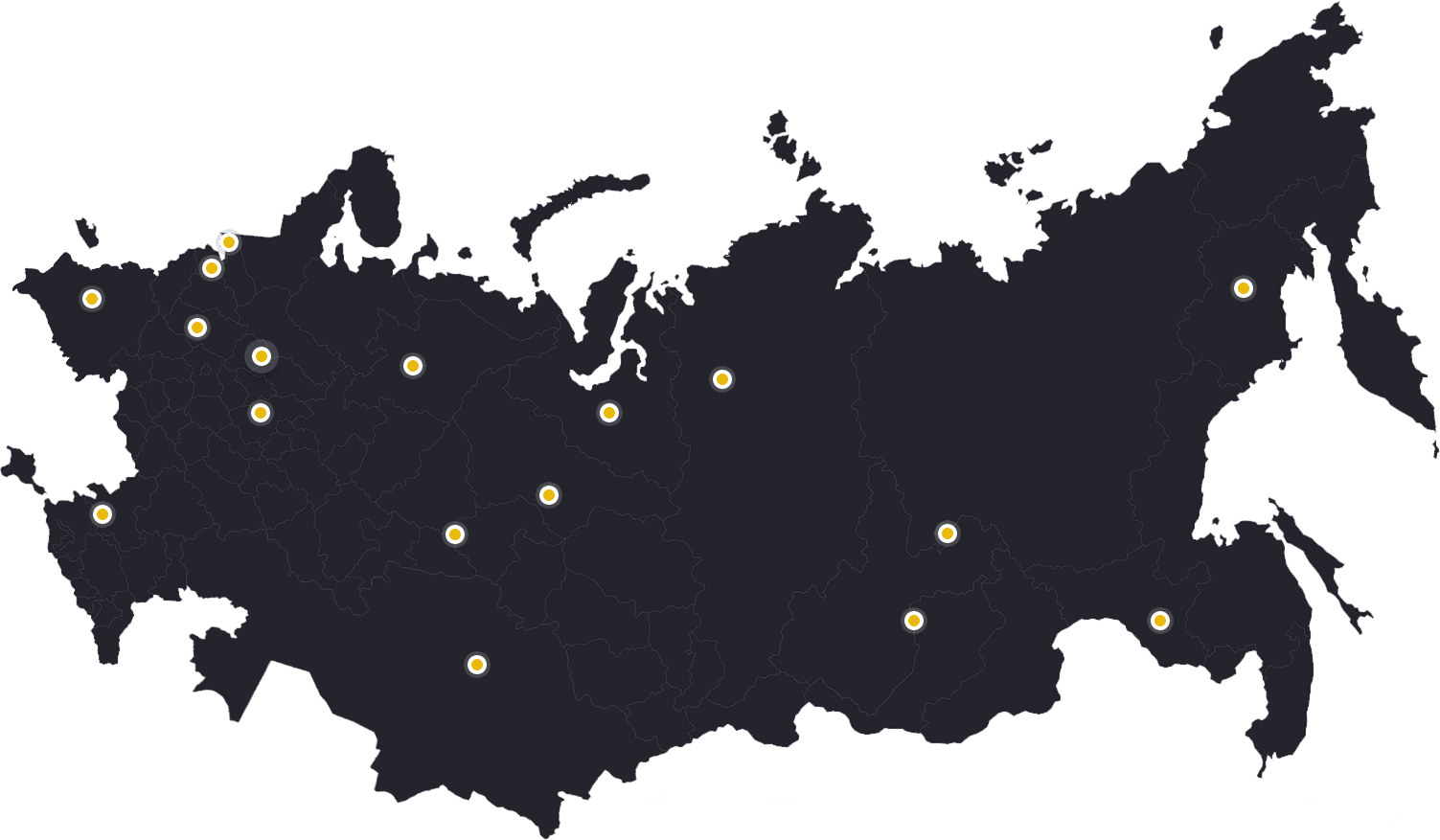 Отгрузки по всей России и странам СНГ