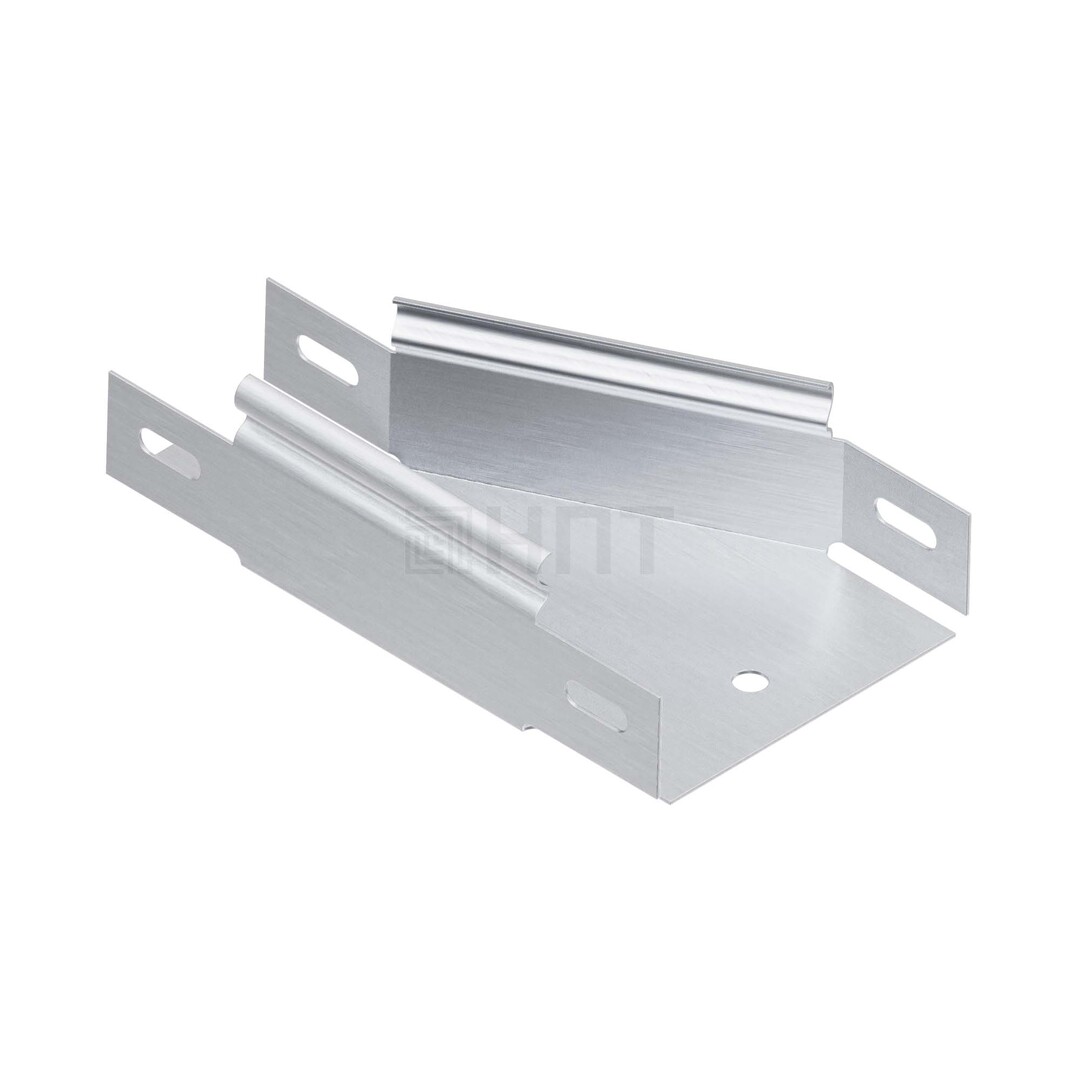 Переход односторонний левый POL 600/100x100 (1,2 мм) оцинкованная сталь, стандартный замок Переход односторонний левый POL 600/100x100 (1,2 мм) оцинкованная сталь, стандартный замок