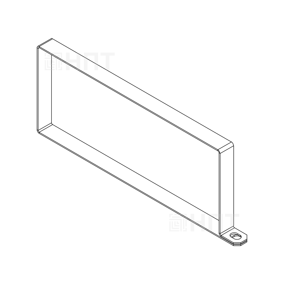 Хомут крышки лотка HKL 200x100 (1,2 мм) горячеоцинкованная сталь Хомут крышки лотка HKL 200x100 (1,2 мм) горячеоцинкованная сталь