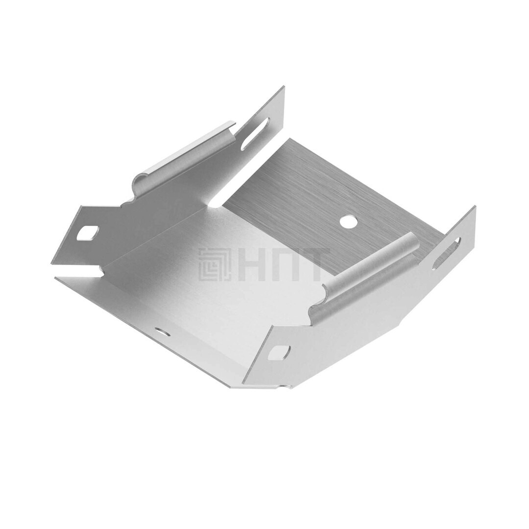 Угол внутренний 45° UV45 100x50 (0,7 мм) сталь без покрытия, стандартный замок