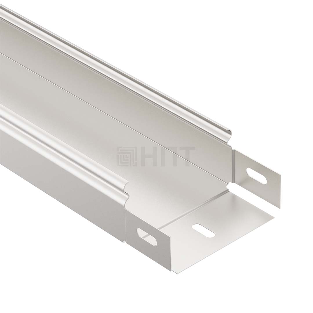 Лоток неперфорированный ЛН 150х50х2000 (1,2 мм) нержавеющая сталь, стандартный замок Лоток неперфорированный ЛН 150х50х2000 (1,2 мм) нержавеющая сталь, стандартный замок