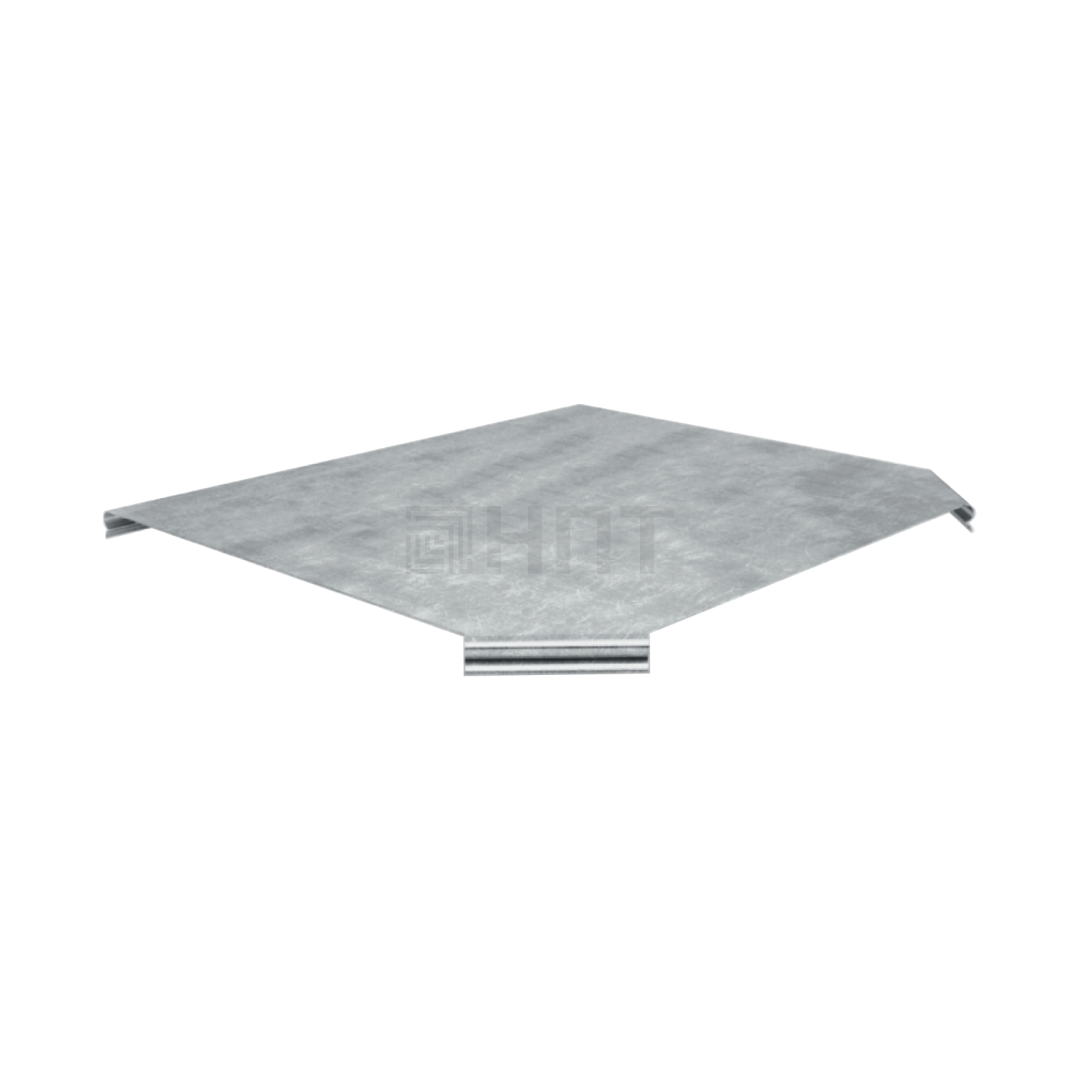 КТ Крышка разветвителя Т-образного 400 (0,55 мм) оцинкованная сталь КТ Крышка разветвителя Т-образного 400 (0,55 мм) оцинкованная сталь