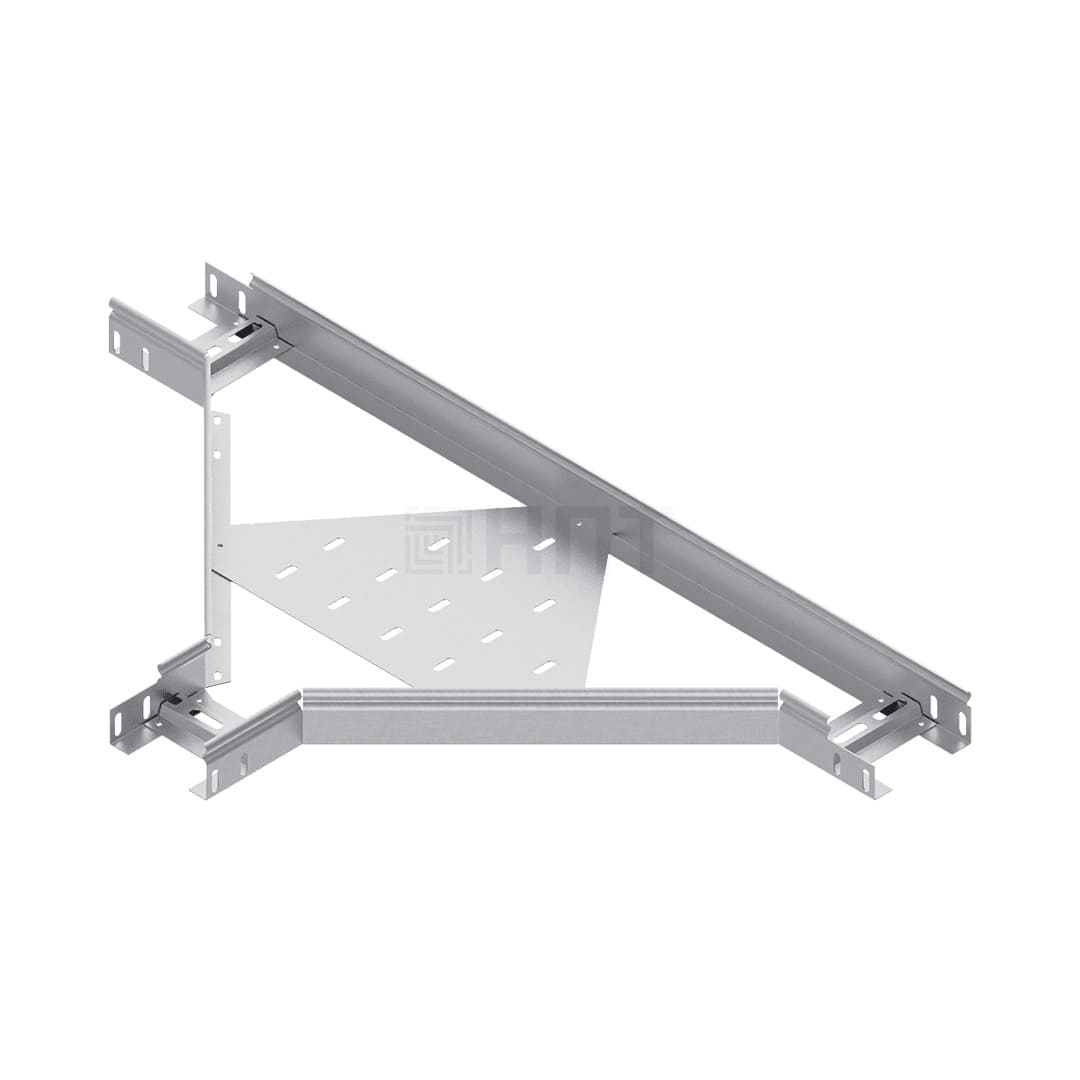 Ответвитель Т-образный горизонтальный ЛТТ 200х50 (1,2 мм) окрашенная сталь, стандартный замок