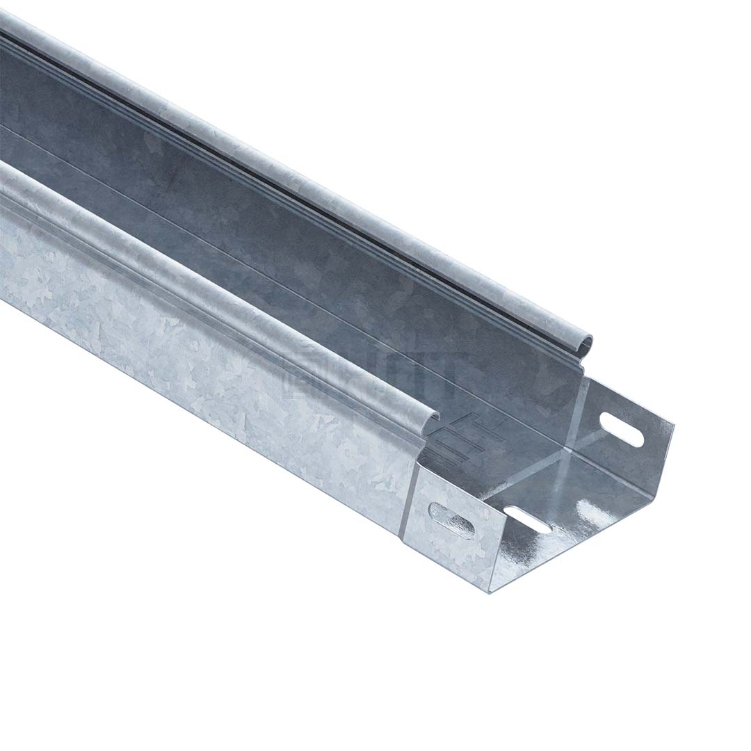 Лоток неперфорированный LLN 150х50х3000 (1,0 мм) горячеоцинкованная сталь, усиленный замок Лоток неперфорированный LLN 150х50х3000 (1,0 мм) горячеоцинкованная сталь, усиленный замок