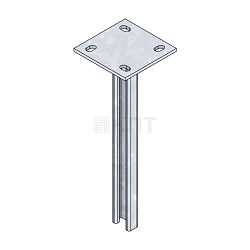 STRUT-стойка ST-S 41х21х700 (2,5 мм) горячеоцинкованная сталь